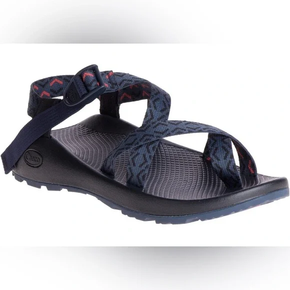 New Chaco Z/2 Classic Men's Strappy Sandals Stepped Navy J106171 Size 12 - Picture 2 of 7